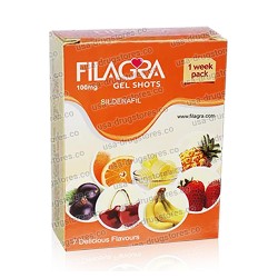 Filagra 100mg Gel Shots 1 Week Pack 7 Delicious Flavours