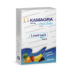 Kamagra 100mg Oral Jelly 1 Week Pack 7 Assorted Flavours